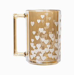 Кружка чайна із серцем Luminarc Золотий мед Повне серце 320 мл (Q4202)