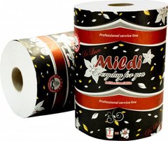 Бумажные полотенца Mildi De Luxe двухслойные 90 м 330 отрывов, белые 2 слоя. K-90