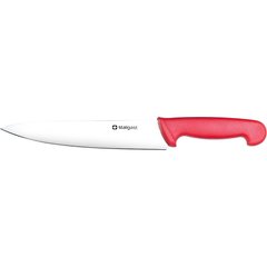 Кухонний ніж кухарський 22 см. Stalgast з червоною пластиковою ручкою (281211)