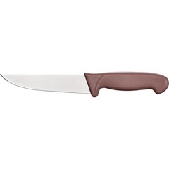 Кухонный нож мясника 15 см. Stalgast с коричневой пластиковой ручкой (284153)