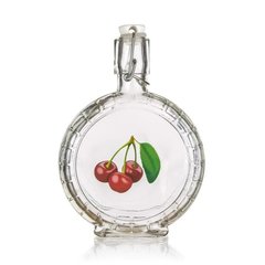 Бутылка для настойки бугельной крышкой 400 мл. стеклянная с рисунком вишни CHERRY, Banquet