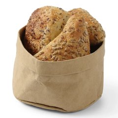 Мішок для хліба крафт-бежевий паперовий 170x170x(H)150 мм багаторазовий/мийний Hendi (429228)