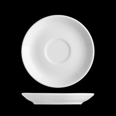Блюдо фарфорова 12 см. кругла, біла Basic, G.Benedikt