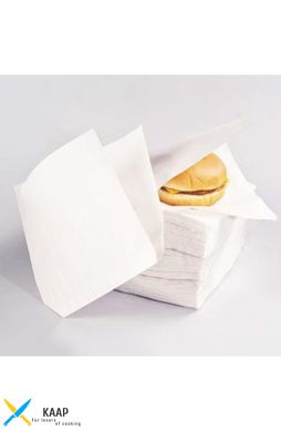 Бумажный пакет уголок для гамбургера 160х170 мм 70 г/м2 белый жиростойкий (014004)