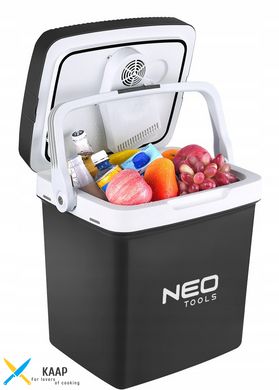 Холодильник мобильный Neo Tools, 2в1, 230/12В, 26л, подогрев 55Вт, охлаждение 60Вт, электронная панель,