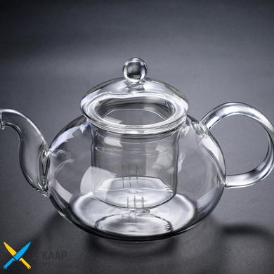 Чайник для заварювання зі скляним ф-м Wilmax Thermo 600мл WL-888812