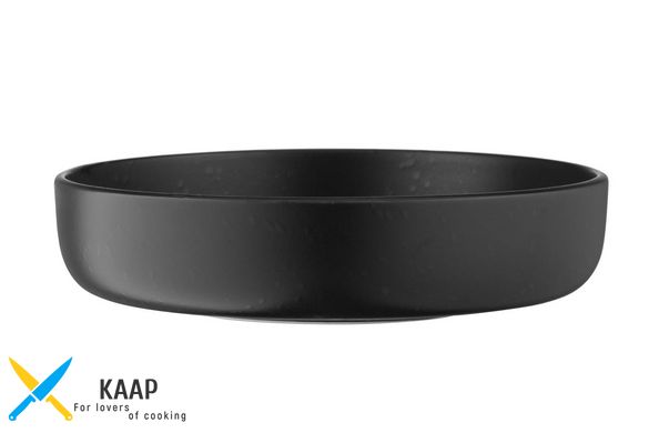 Тарелка суповая Trento, 21,5 см, черная, керамика ARDESTO