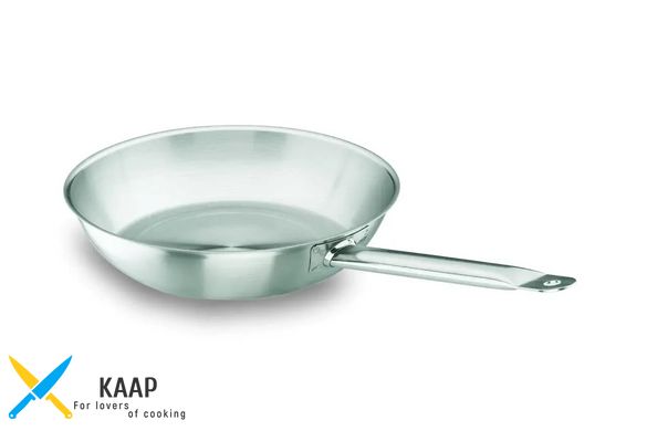 Сковорода Lacor без покриття з ручкою 24х4,5 см. Нержавіюча сталь (51624)