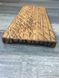 Доска для подачи стейка, мяса 39х15х2 см "Косичка L" прямоугольная, деревянная с обжигом