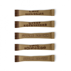 Сахар-стик тростниковый коричневый 5 г (Стандарт Бумага Крафт) (г/я №210 "А-П"х2000)