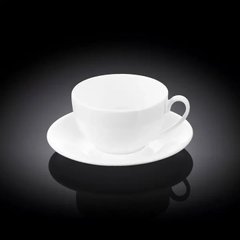 Чашка кавова з блюдцем Wilmax 120 мл WL-993188/AB