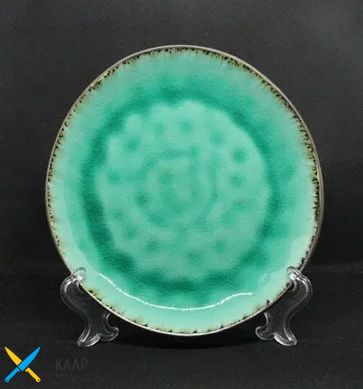 Тарелка 21 см, "Зеленая лагуна", JM1004