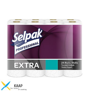 Туалетний папір, целюлоза 2 шари, Selpak Pro Extra. 32761830