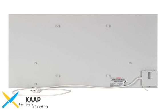 Керамическая электронагревательная панель с терморегулятором Ardesto HCP-550RBRM 550 Вт, 11 м2, 90 х 45 см,