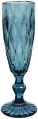 Келих-шампанське "Ізумруд" синій 150 мл,34215-5-2 OCT-DKC79318B blue висота келиха 20 см