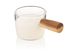 Соусник-молочник скляний із дерев'яною ручкою 100 мл 102-128