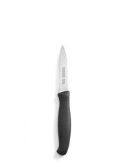 Кухонный нож универсальный. Для чистки овощей 8 см. Hendi с черной пластиковой ручкой (841112)