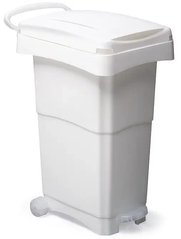 Контейнер для сміття 650х400 h810 мм, 80 л (білий)