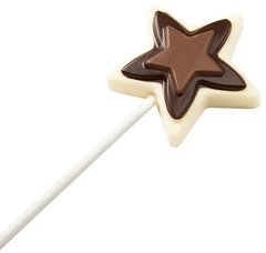 СF Форма для шоколадної цукерки на паличці "зірка" 60х60 мм h 14 мм, 1х4 шт. / 23 г