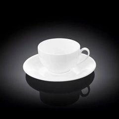 Чашка кавова з блюдцем Wilmax 80 мл WL-993187/AB