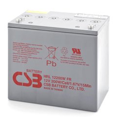 Акумуляторна батарея CSB HRL, 12V, 50Ah, AGM
