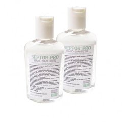 Засіб рідкий гігієнічний антибактеріальну для шкіри і тіла SEPTOR PRO 100мл 2шт. HS010100