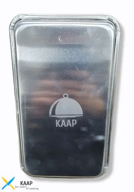 Деко/піднос алюмінієве 25,5х15,3х2,6 см (внутрішній розмір 23х12,7 см) цілісний Kaap-prof