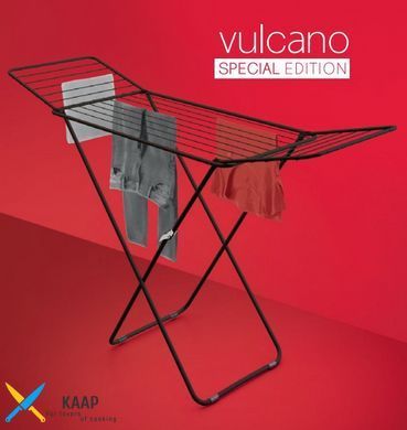 Сушарка METALTEX VULCANO для білизни 180x55x100 см чорне епоксидне покриття (407502 032)