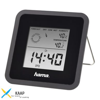 Термометр/гігрометр TH-50 Black HAMA 00186370
