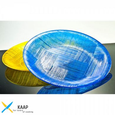 Тарелка одноразовая круглая 200 мм (20 см.) 120 шт/ящ стеклоподобная, прозрачная