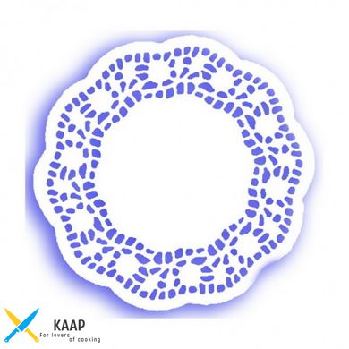 Серветка підставна ажурна кругла 240 мм., 100 шт/уп