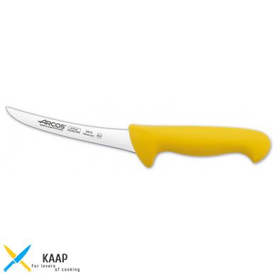 Кухонний ніж обвалочний 14 см. 2900, Arcos із жовтою пластиковою ручкою (291300)