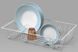 Сушилка для посуды 48x30х9,5 см. белая GERMATEX METALTEX