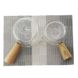 Соусник скляний із дерев'яною ручкою 140 мл 102-131