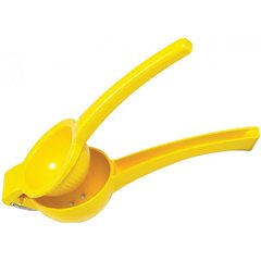 Соковитискач-сквізер для лимона алюмінієвий жовтий 22 см Winco