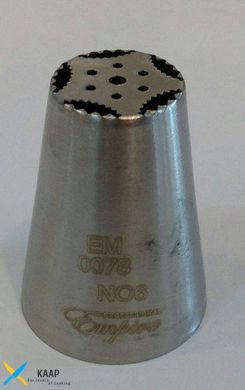 Насадка кондитерська нержавіюча "Тюльпан оксамитовий" H 42 мм (шт)