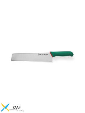 Кухонный нож для теста 24 см. Hendi с зеленой пластиковой ручкой (843925)