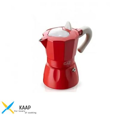 Гейзерная GAT ROSSANA кофеварка красная на 3 чашки (103103 красная)