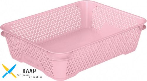 Ящик для хранения mini basket А-5 розовый 372.1