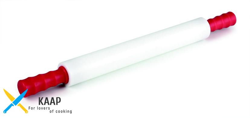 Скалка 64x6 см. с поворотными ручками, пластиковая Durplastics
