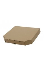 Коробка для пирогов из гофрокартона бурая 270х270х60 мм.