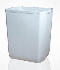 Урна для мусора 55л PRESTIGE, пластиковый белый. A86601