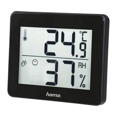 Термометр/гігрометр TH-130 Black HAMA 00186361