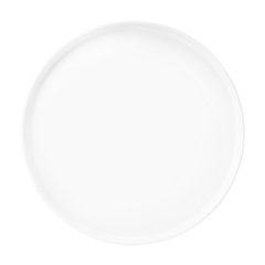 Тарелка круглая с бортом 26х2,4 см. фарфоровая, белая Good Mood, Seltmann Weiden