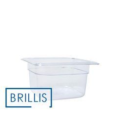 Гастроемность BRILLIS из поликарбоната GN 1/6-100 мм, прозрачная