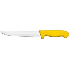 Кухонный нож мясника 18 см. Stalgast с желтой пластиковой ручкой (284185)