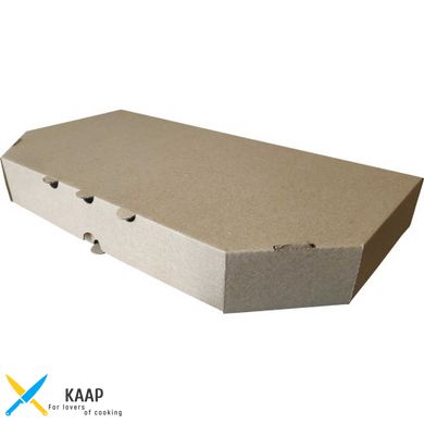 Коробка для хачапурі 330х170х40 мм, бура картонна (паперова)