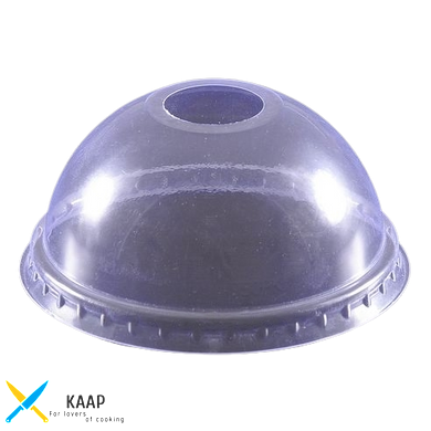 Крышка для ПЕТ стакана купол с отверстием РК-960 (forPP) H 1000 шт 52703