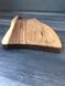 Доска для подачи в форме тесака 40х21х2,5 см Тесак с углублением деревянная из дуба