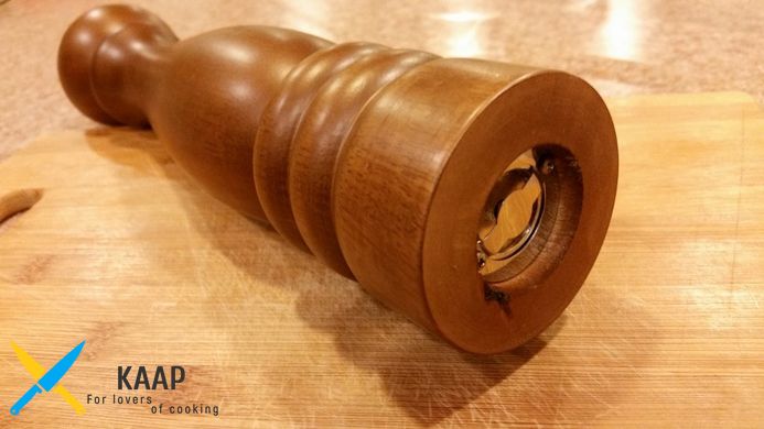Млин для перцю та солі 28 см. дерев'яний, коричневий (механізм сталь) Winco